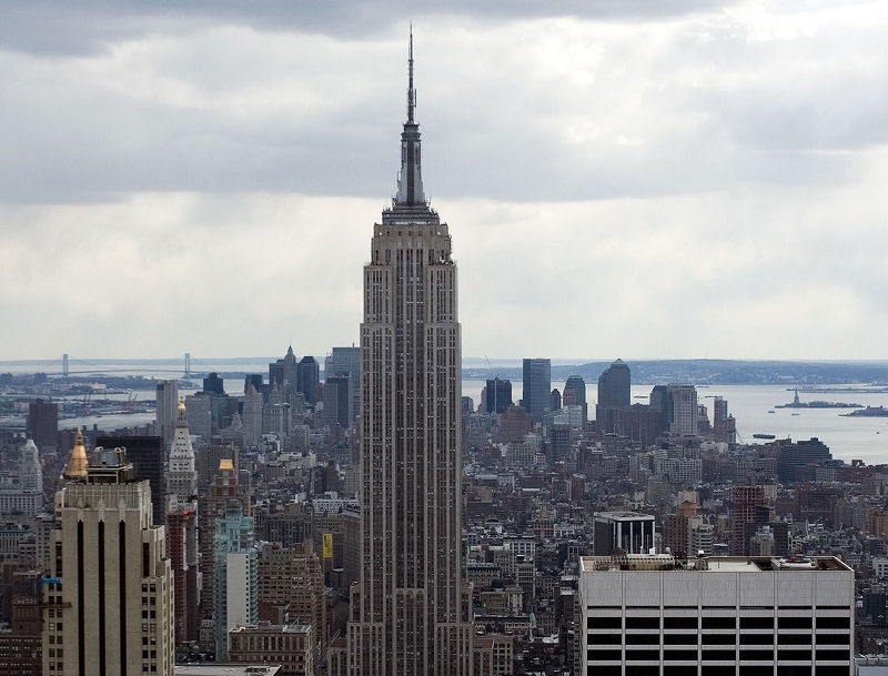 Bird's eye view on New York